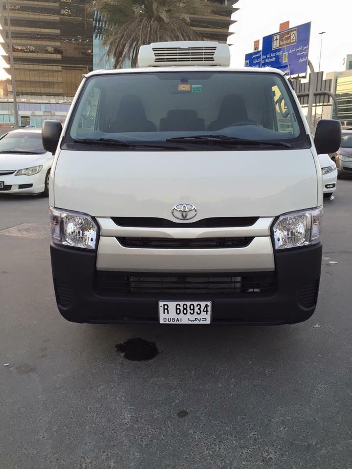 Chiller van for rent in Deira Dubai near the fish market